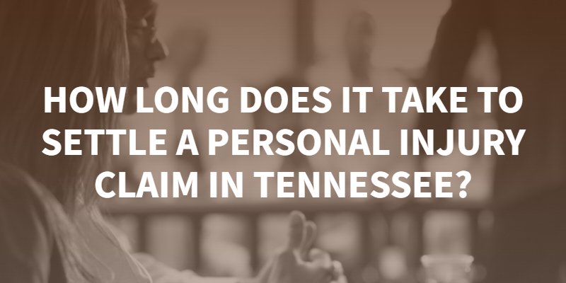 time limit for settling a personal injury claim in tennessee